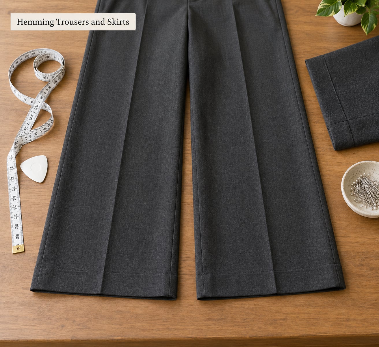 Hemming Trousers and Skirts