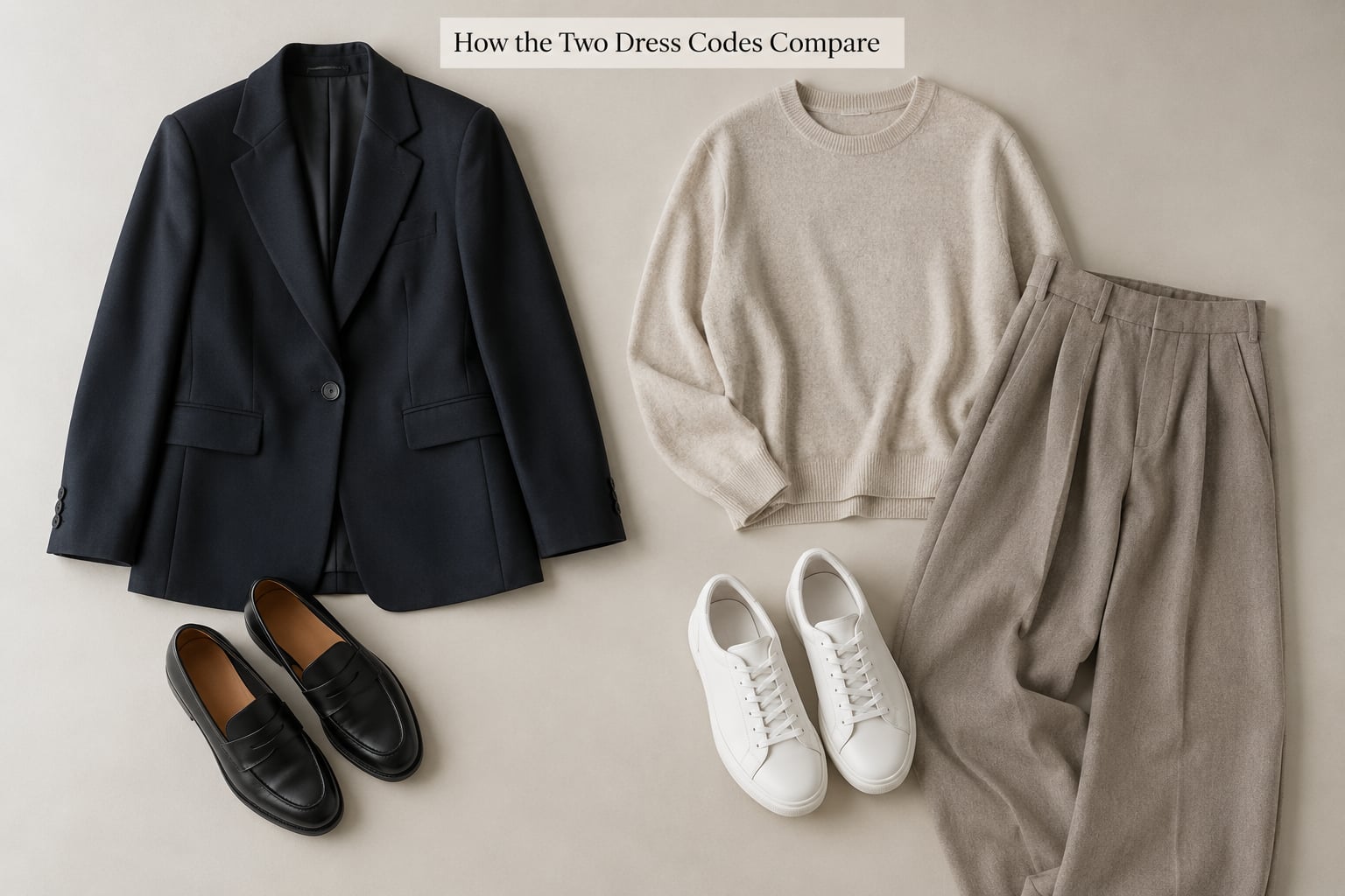 How the Two Dress Codes Compare