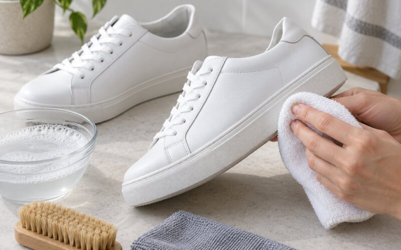 How to Clean White Sneakers Properly: Step-by-Step 2026