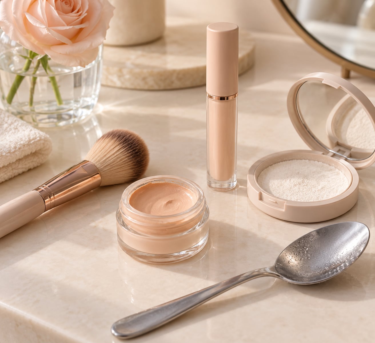 how to apply concealer under tired eyes