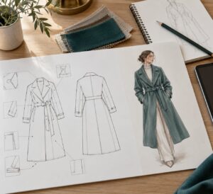 tech sketch vs fashion illustration difference