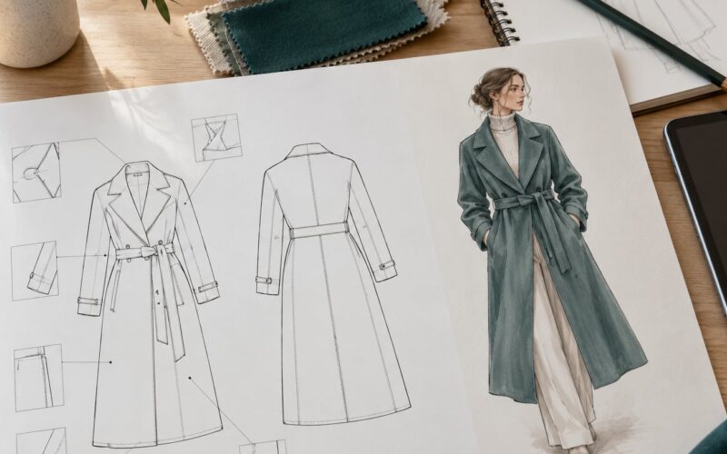 Tech Sketch vs Fashion Illustration Difference Guide 2026