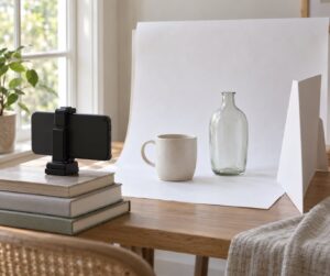 how to shoot an ecommerce product photo at home