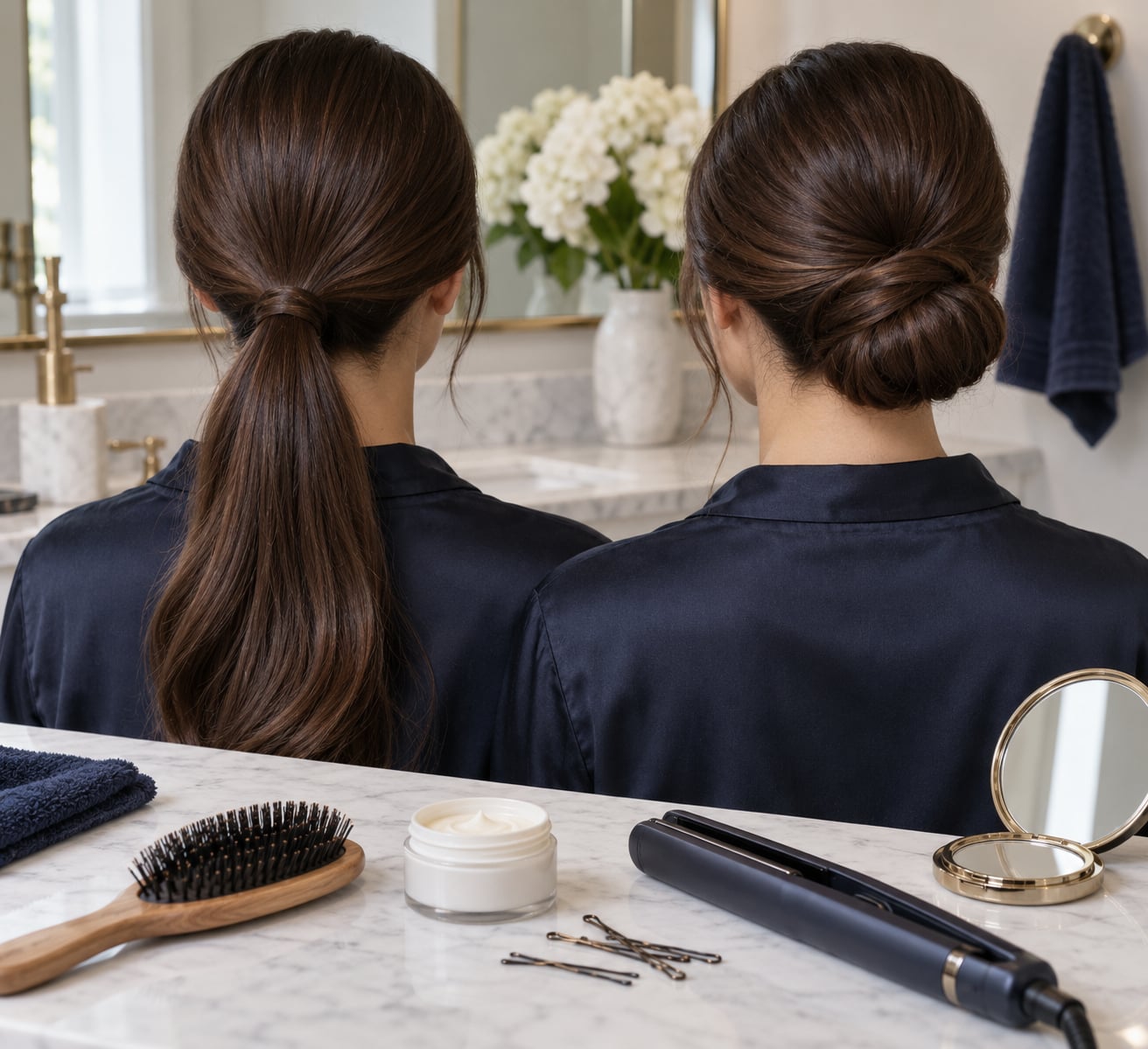 how to style hair for a job interview