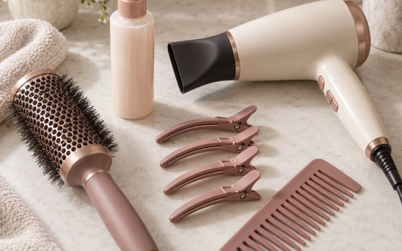 How to Use a Round Brush for Volume (2026) Blowout Guide