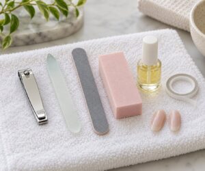 how to shape nails at home