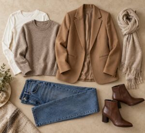 how to layer clothes without looking bulky