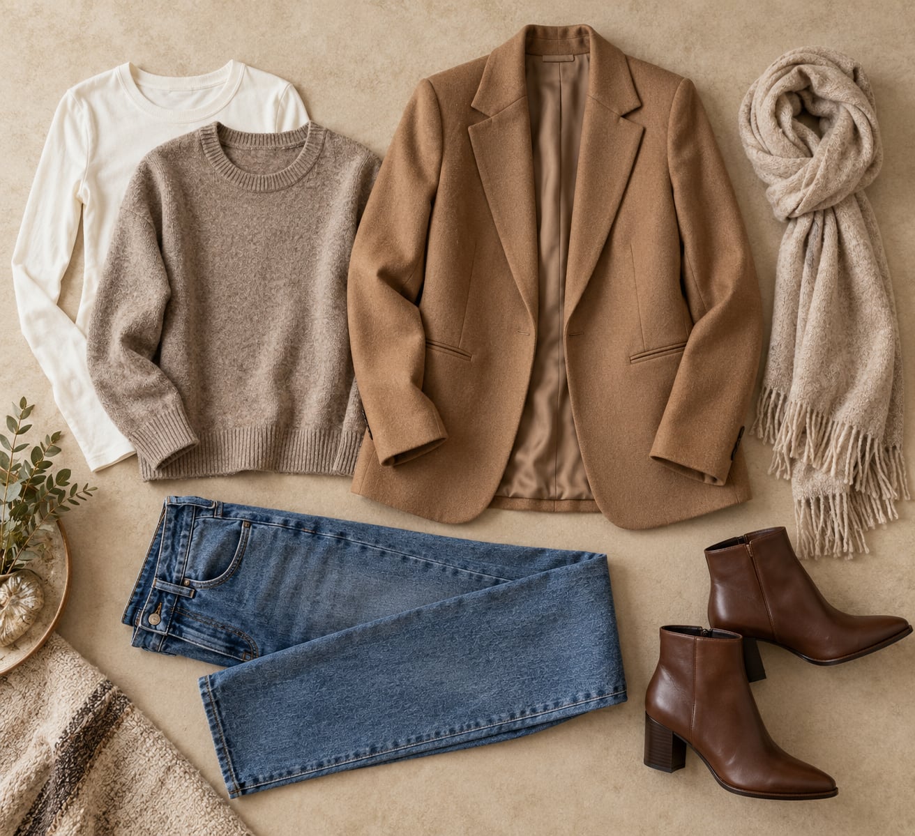 how to layer clothes without looking bulky