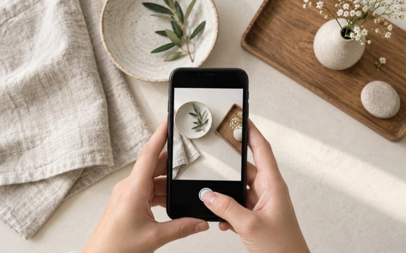 How to Take Flat Lay Photos With a Phone (2026)