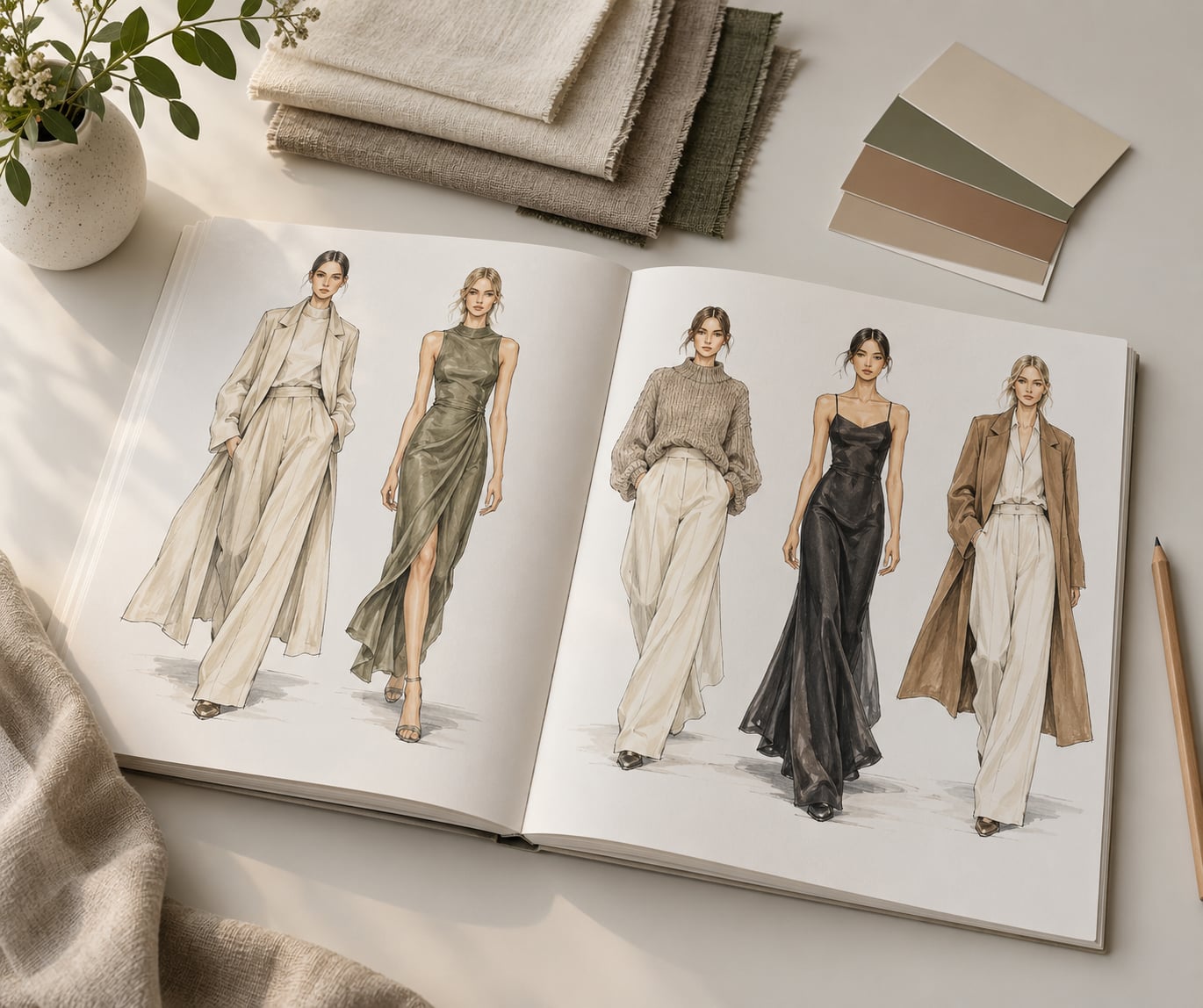 how to read a runway look book