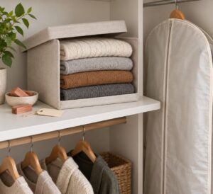 how to store seasonal clothes properly