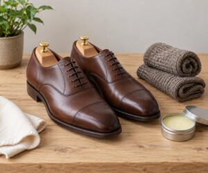 how to break in new leather shoes