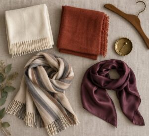 how to tie a scarf several ways