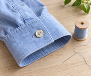 how to sew a button back on neatly