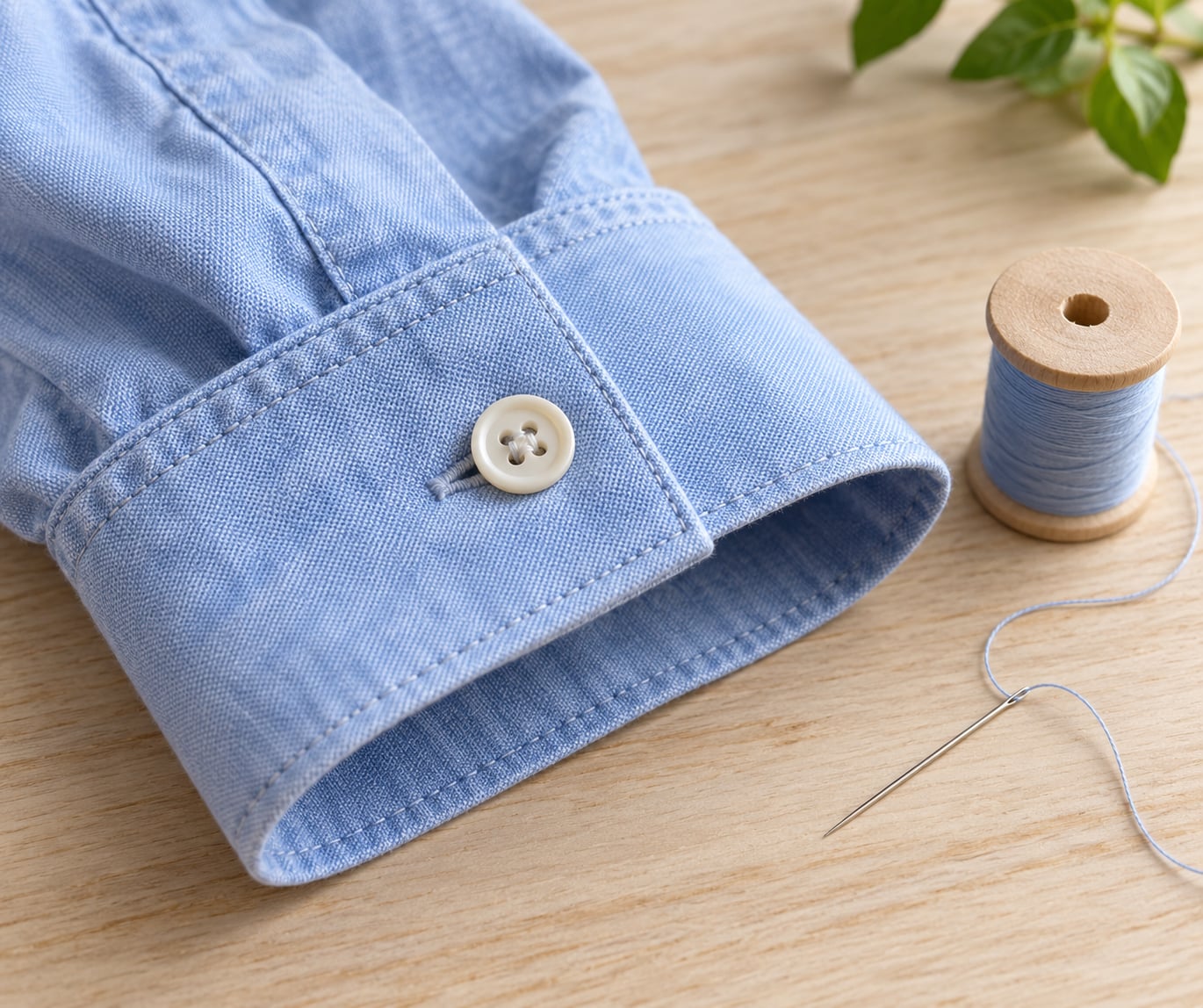 how to sew a button back on neatly