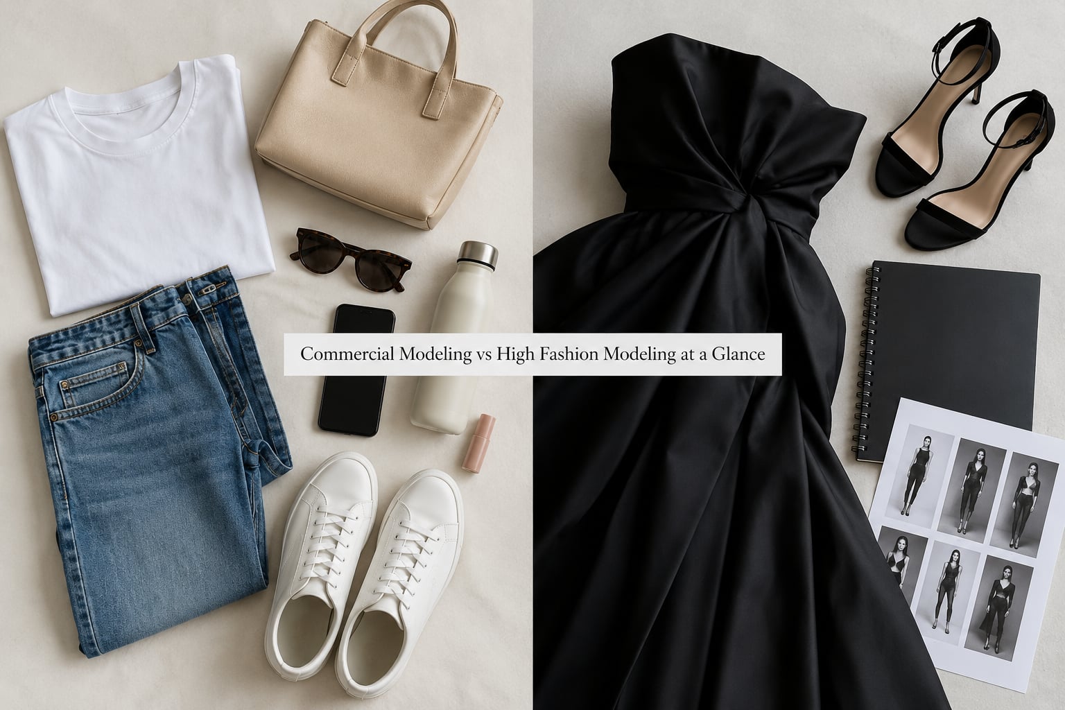 Commercial Modeling vs High Fashion Modeling at a Glance