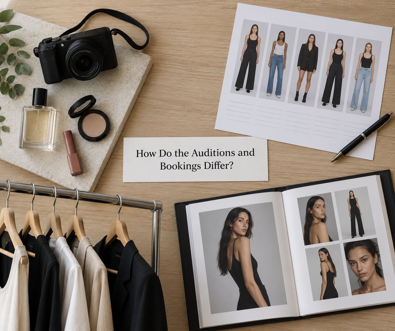 How Do the Auditions and Bookings Differ?