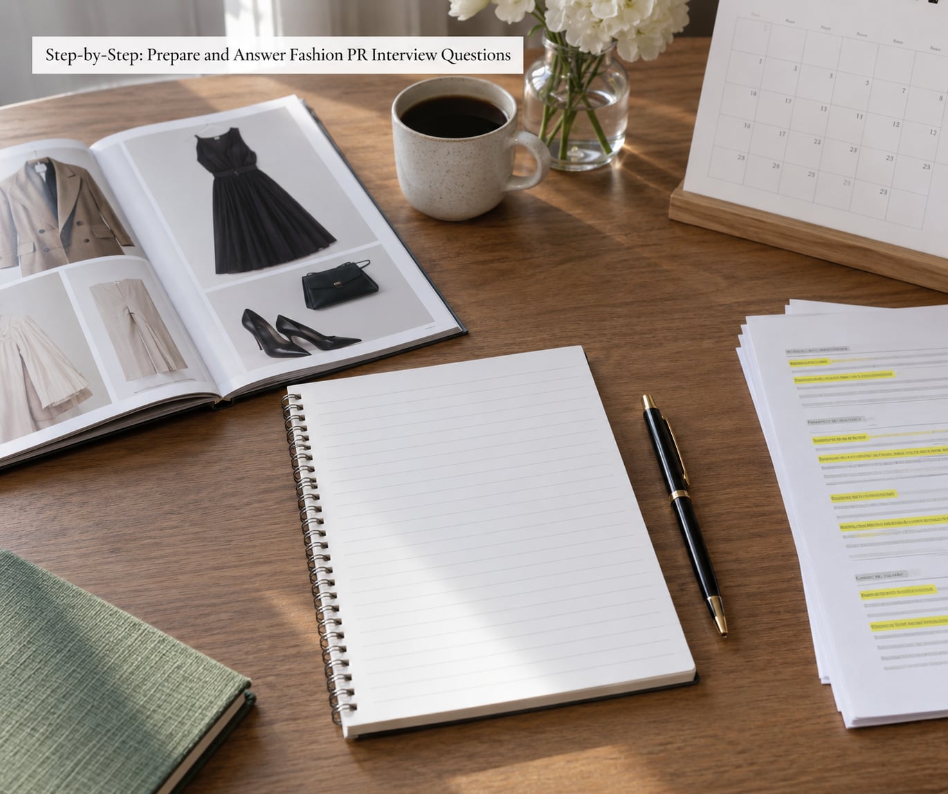 Step-by-Step: Prepare and Answer Fashion PR Interview Questions