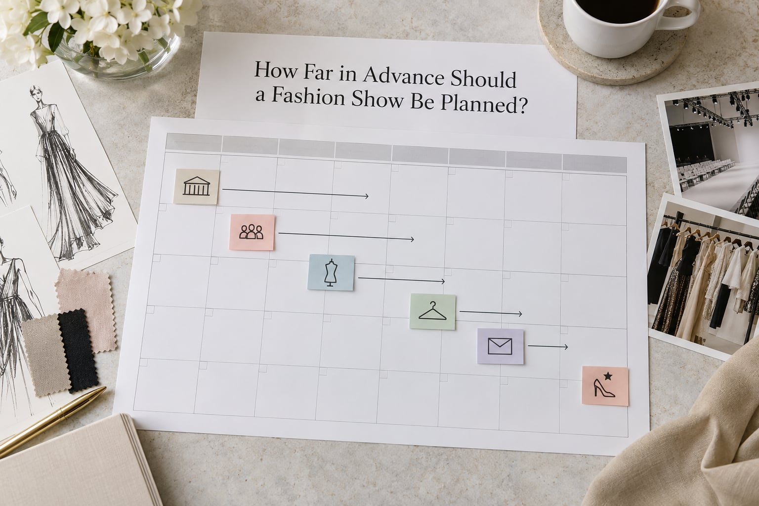 How Far in Advance Should a Fashion Show Be Planned?