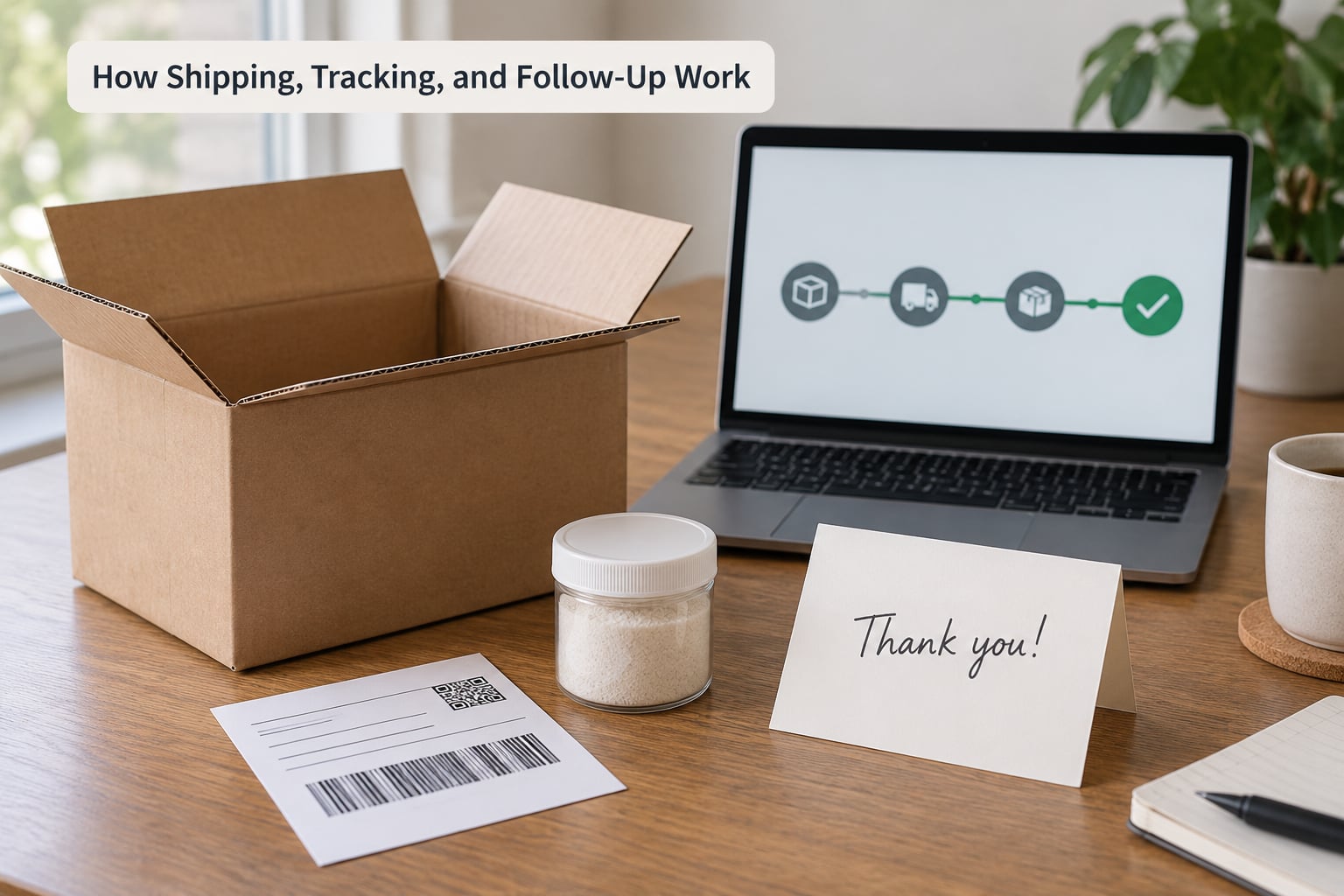 How Shipping, Tracking, and Follow-Up Work