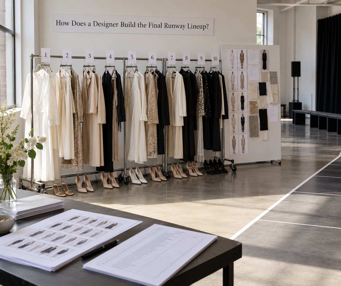 How Does a Designer Build the Final Runway Lineup?