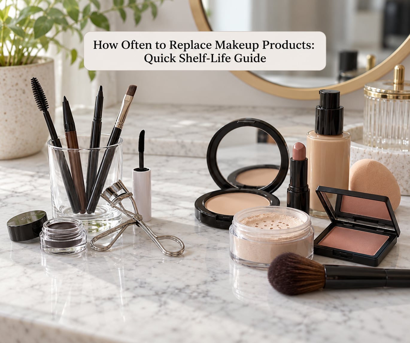 How Often to Replace Makeup Products: Quick Shelf-Life Guide
