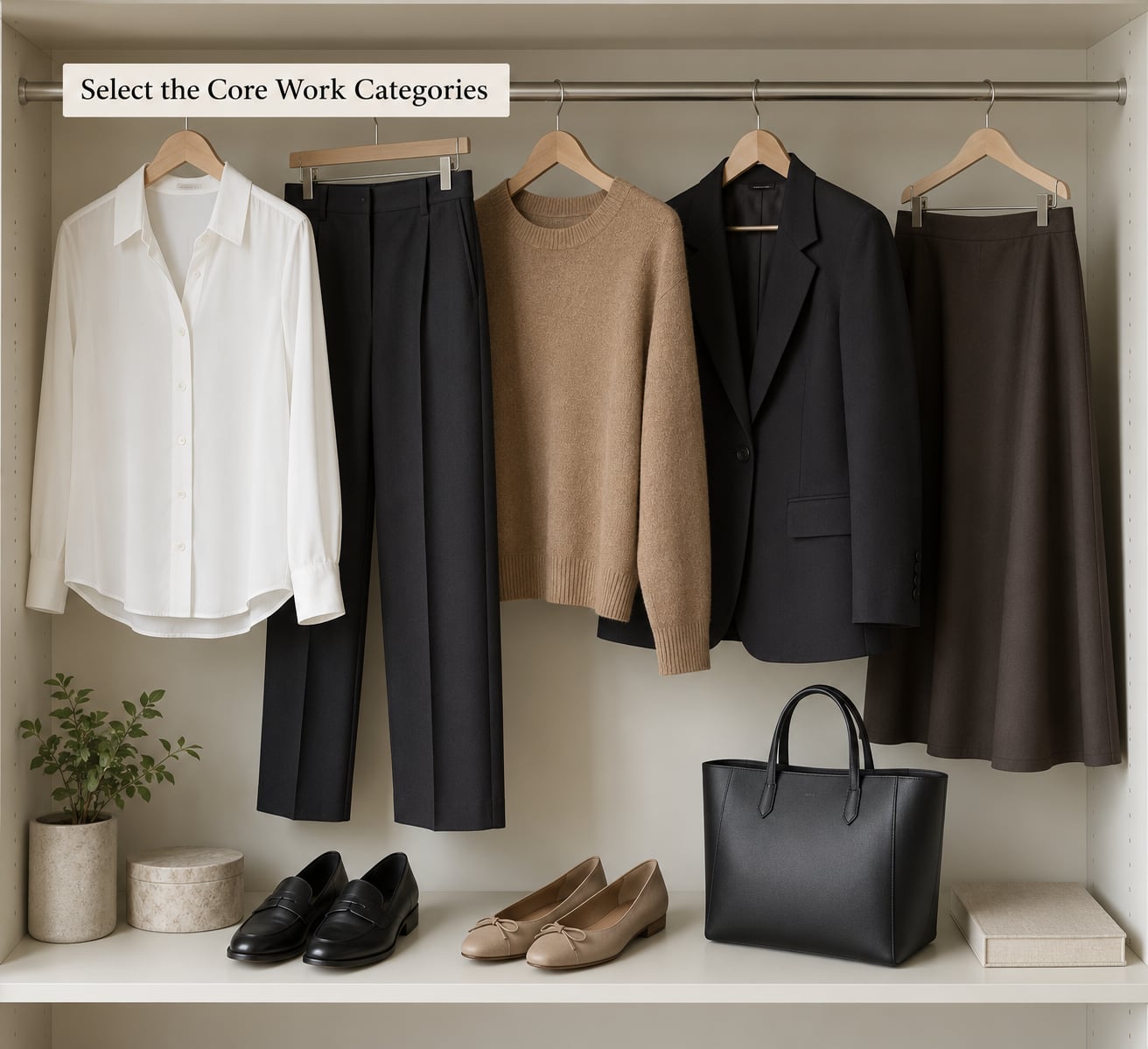 Select the Core Work Categories