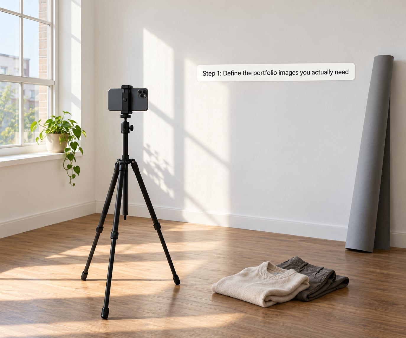 Step 1: Define the portfolio images you actually need