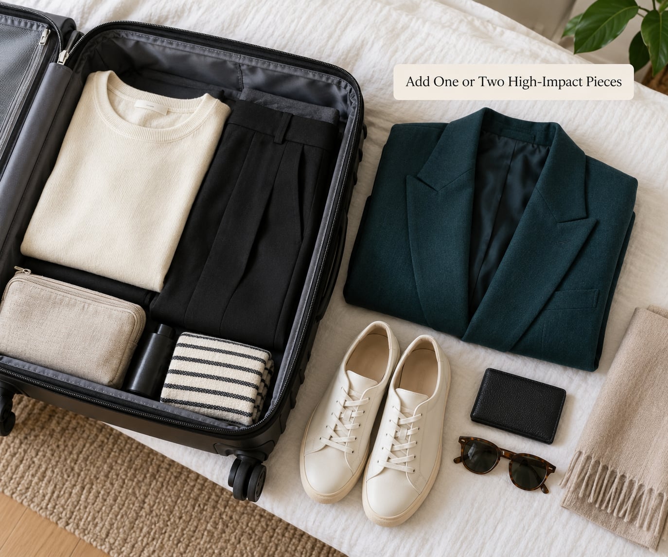 Add One or Two High-Impact Pieces