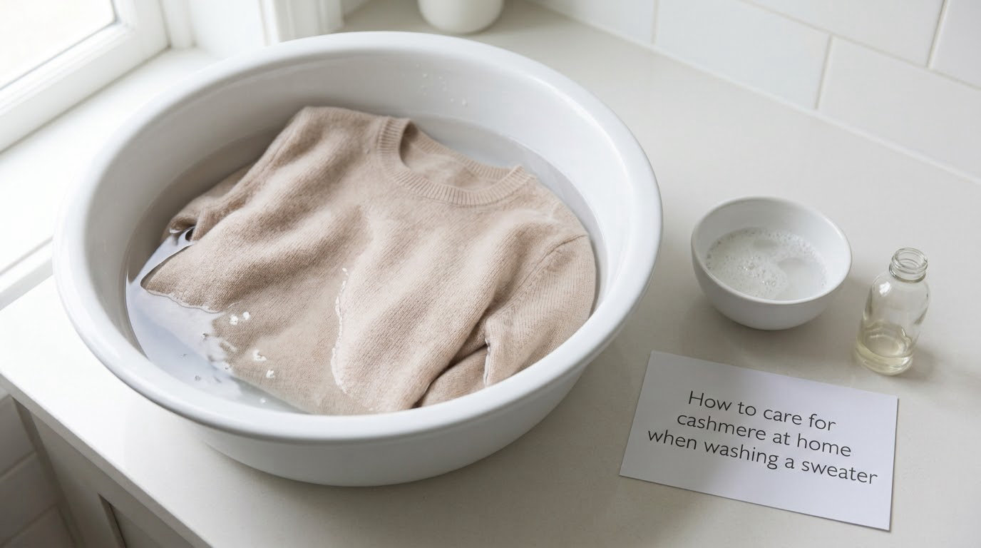 How to care for cashmere at home when washing a sweater
