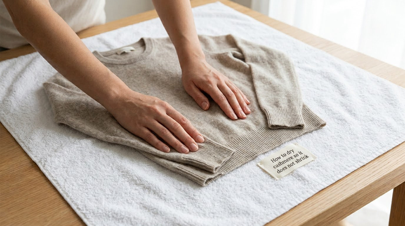 How to dry cashmere so it does not shrink