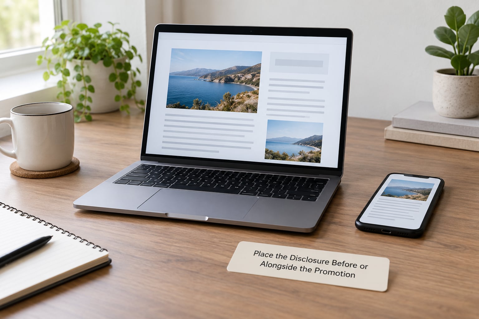 Place the Disclosure Before or Alongside the Promotion
