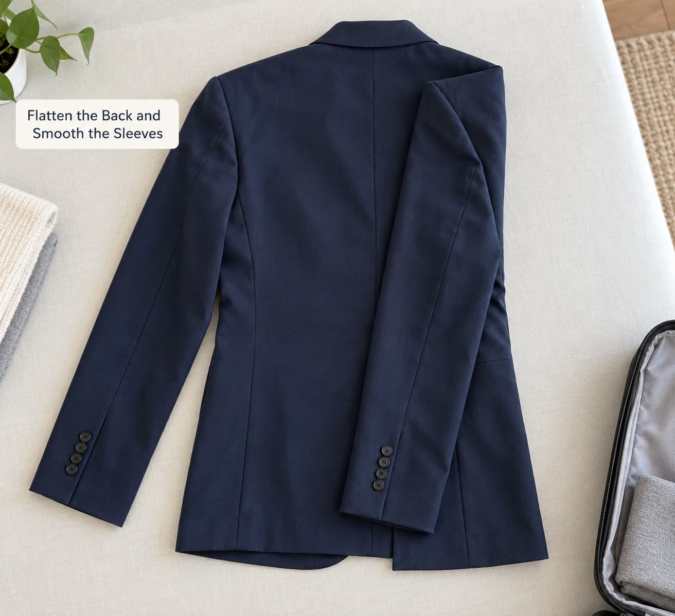 Flatten the Back and Smooth the Sleeves