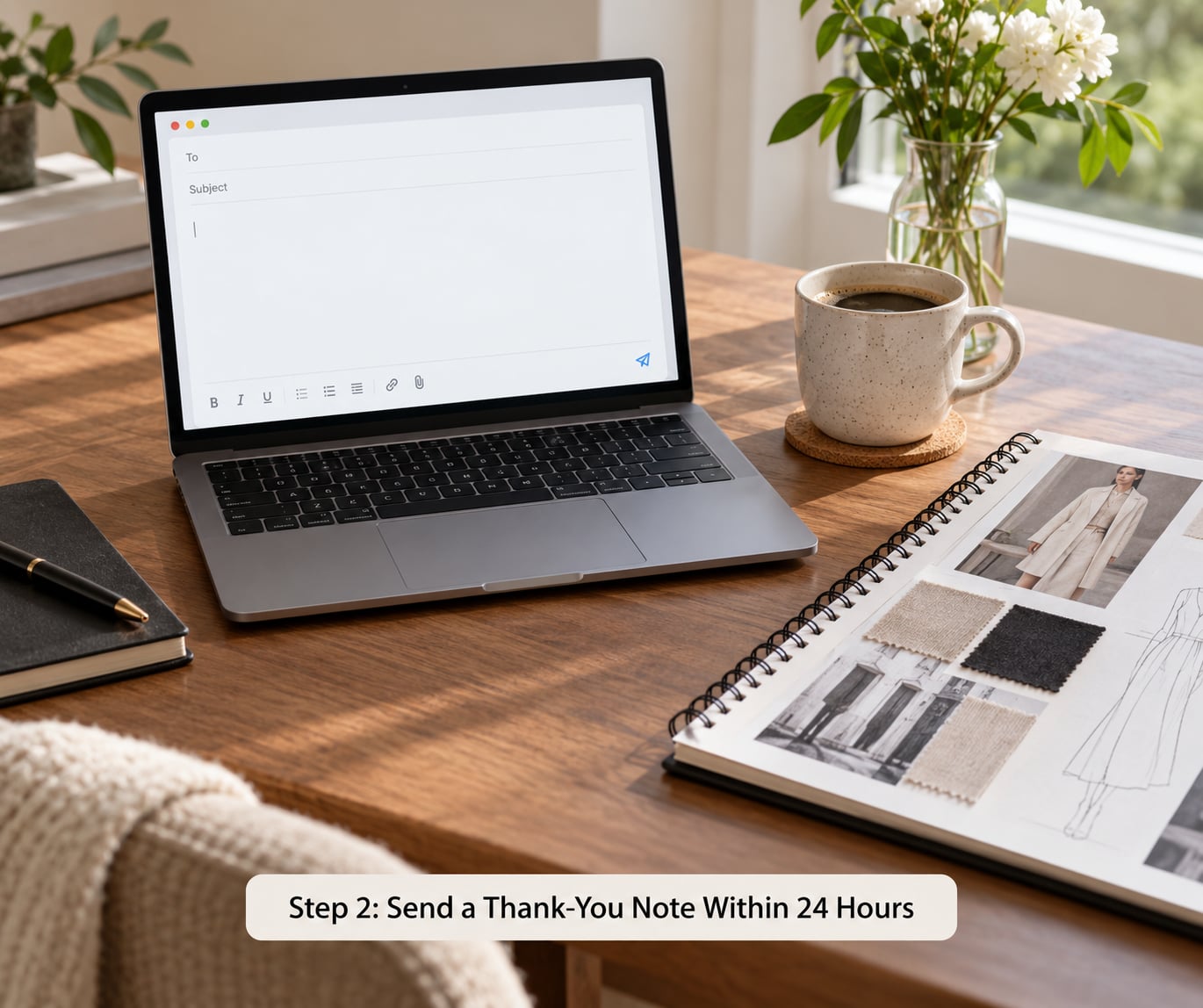 Step 2: Send a Thank-You Note Within 24 Hours