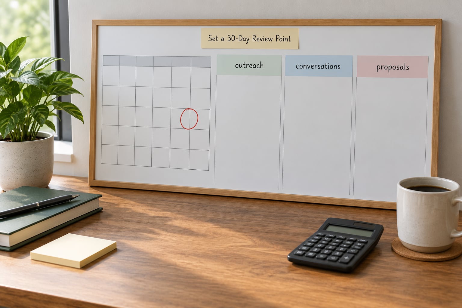 Set a 30-Day Review Point