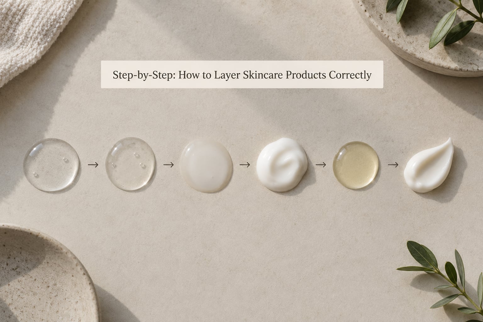 Step-by-Step: How to Layer Skincare Products Correctly