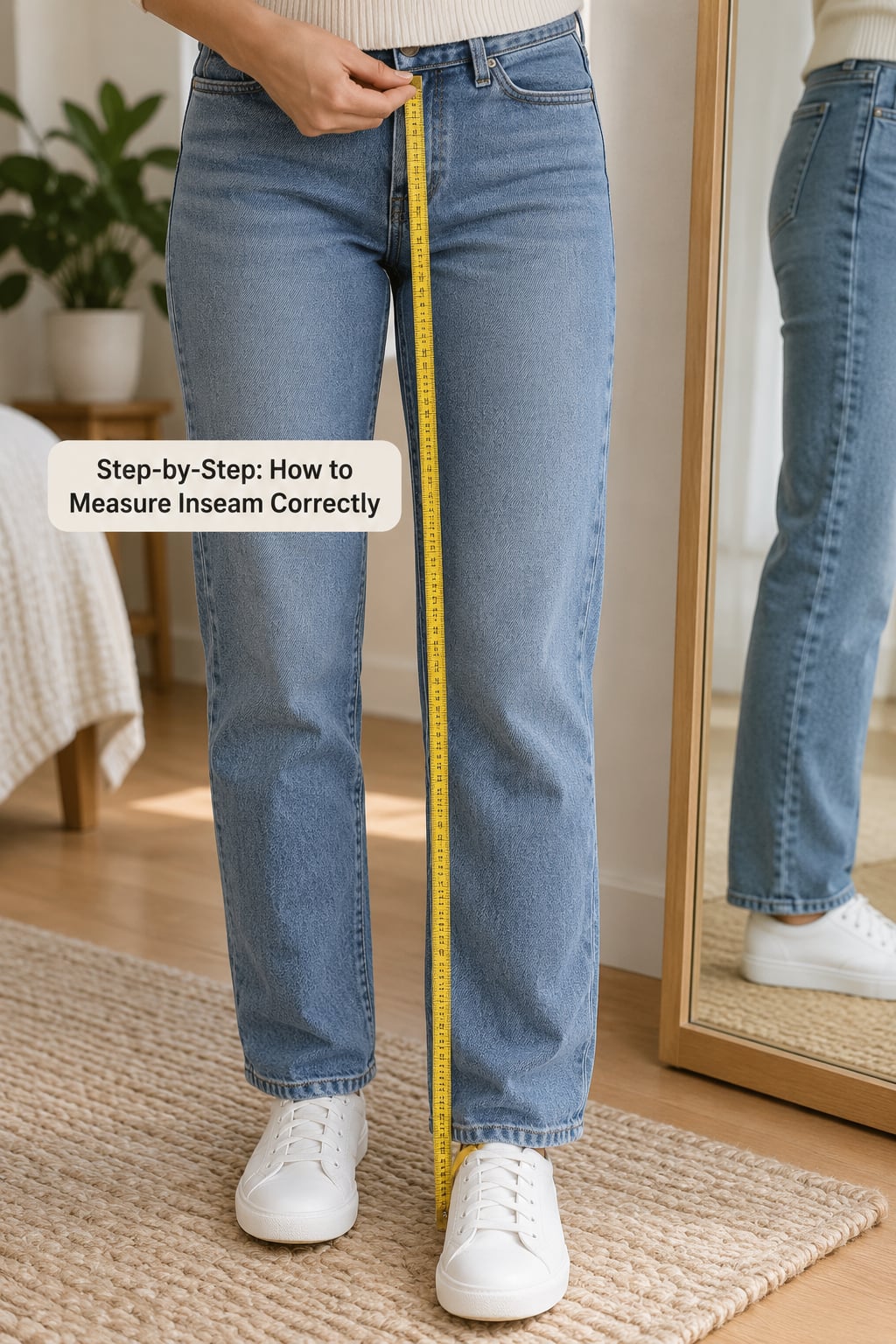 Step-by-Step: How to Measure Inseam Correctly