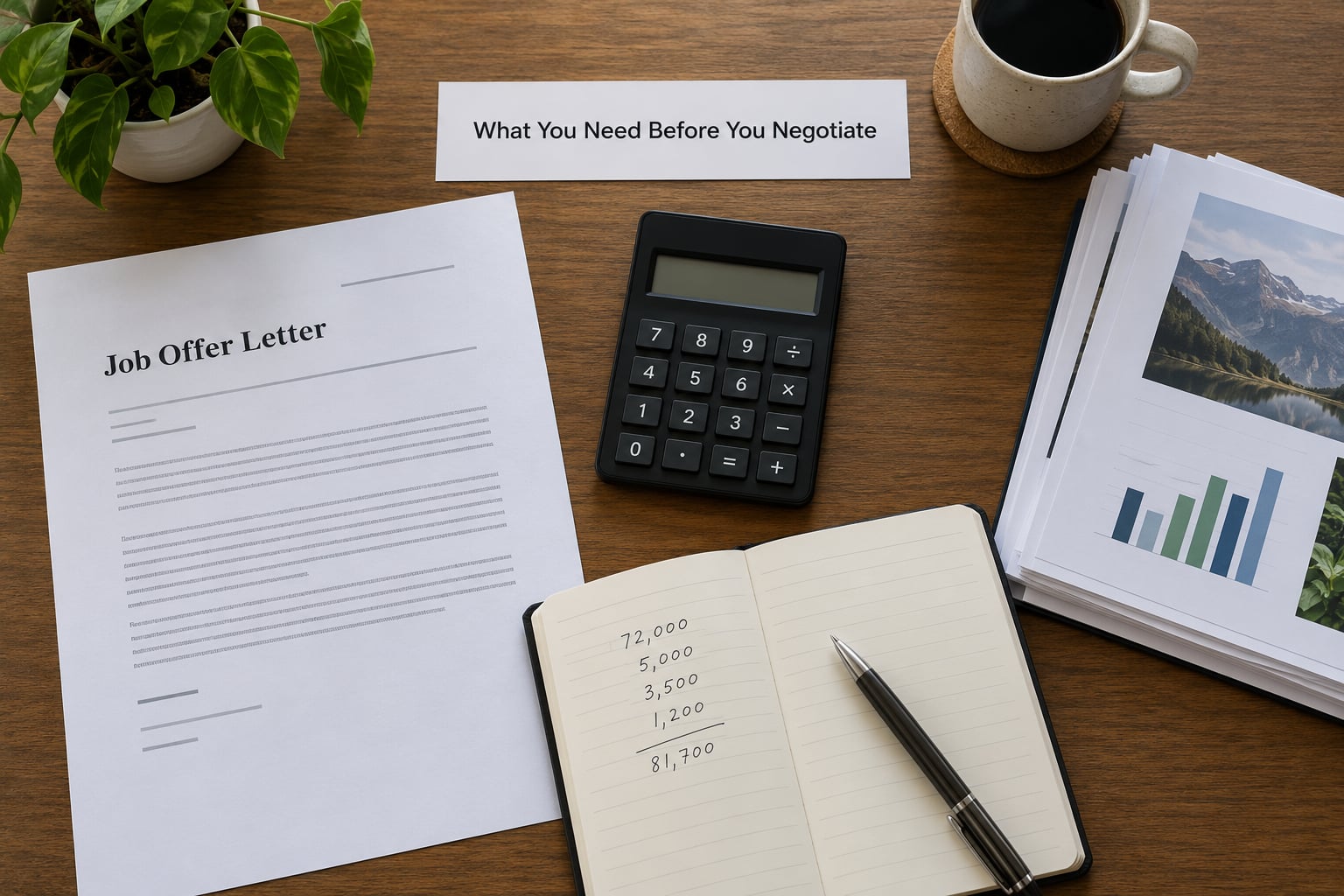 What You Need Before You Negotiate