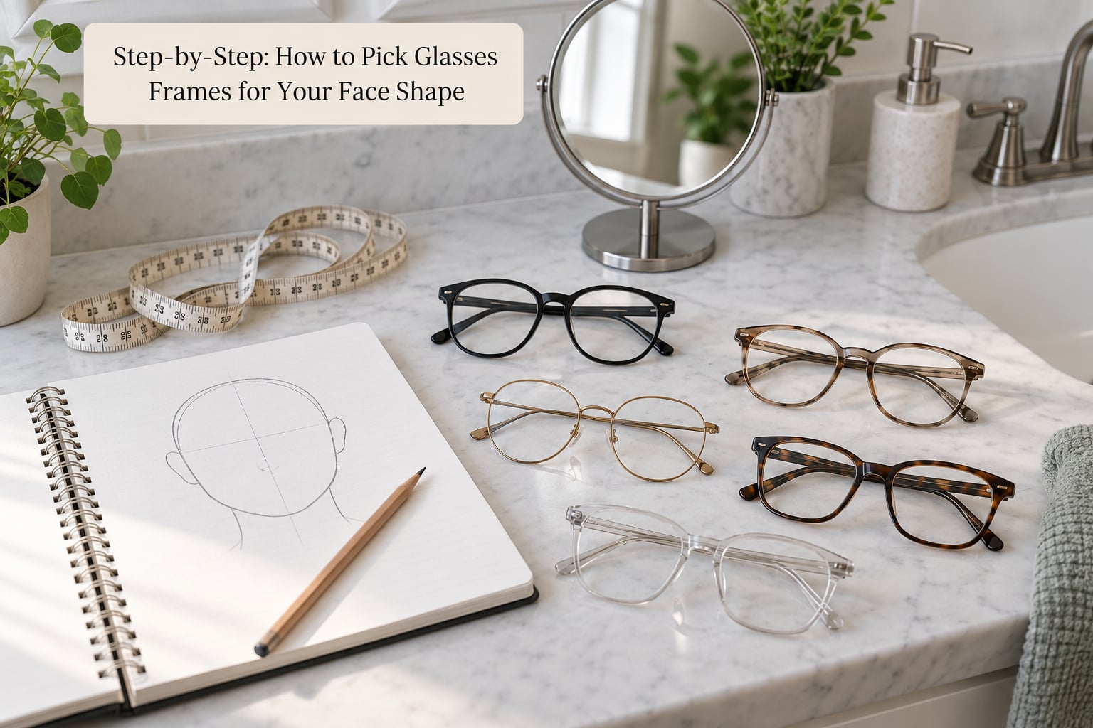 Step-by-Step: How to Pick Glasses Frames for Your Face Shape