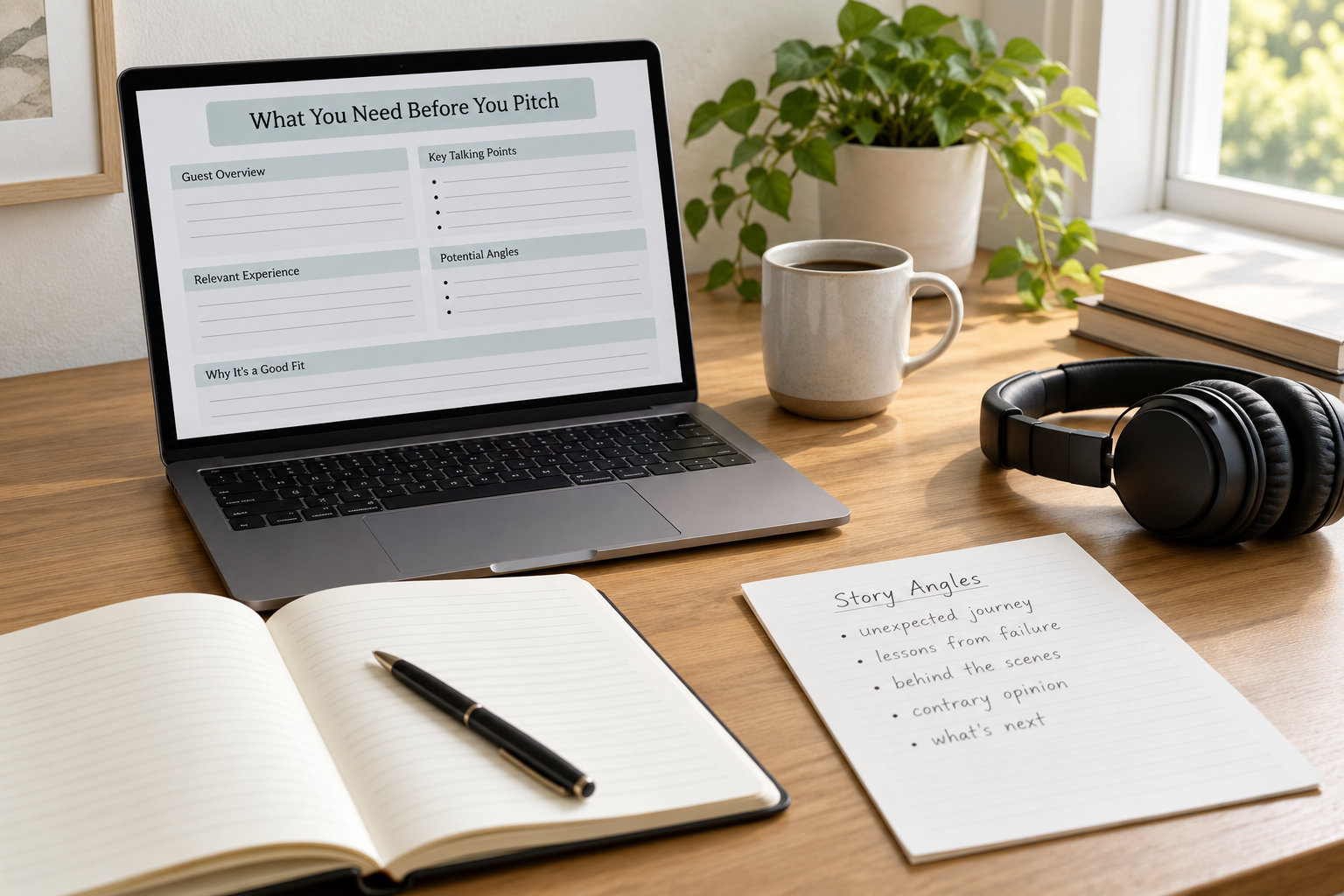 What You Need Before You Pitch