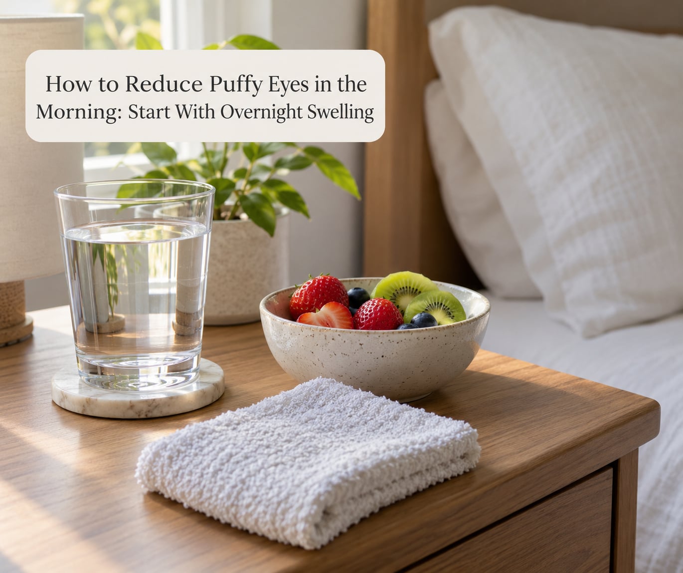 How to Reduce Puffy Eyes in the Morning: Start With Overnight Swelling