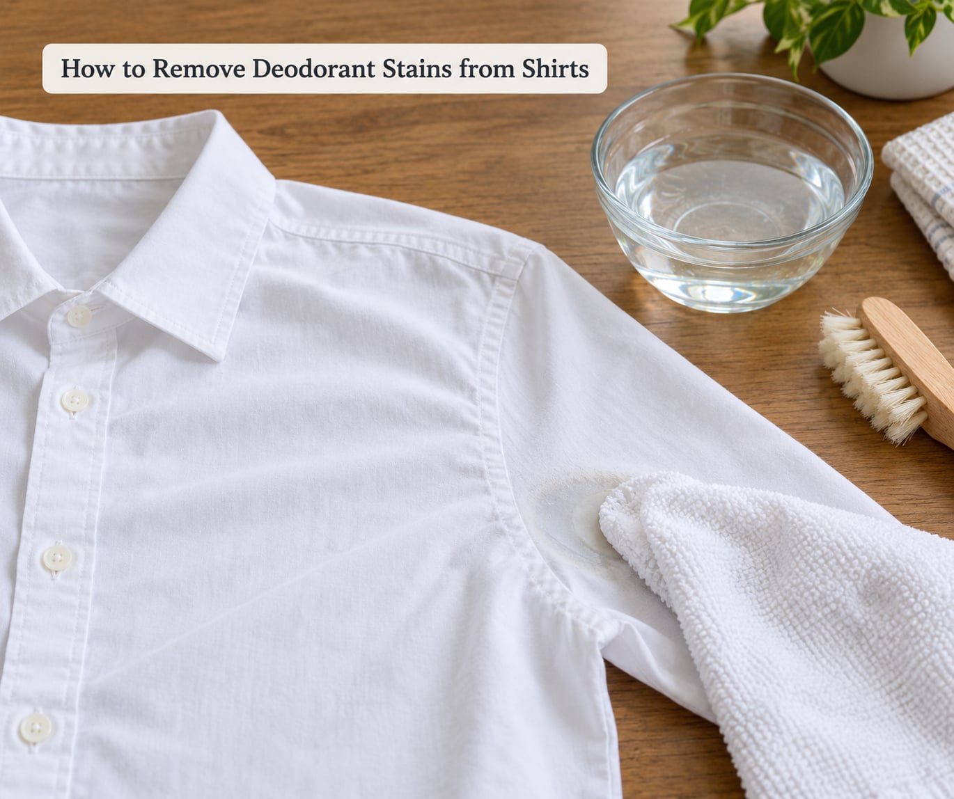 How to Remove Deodorant Stains from Shirts