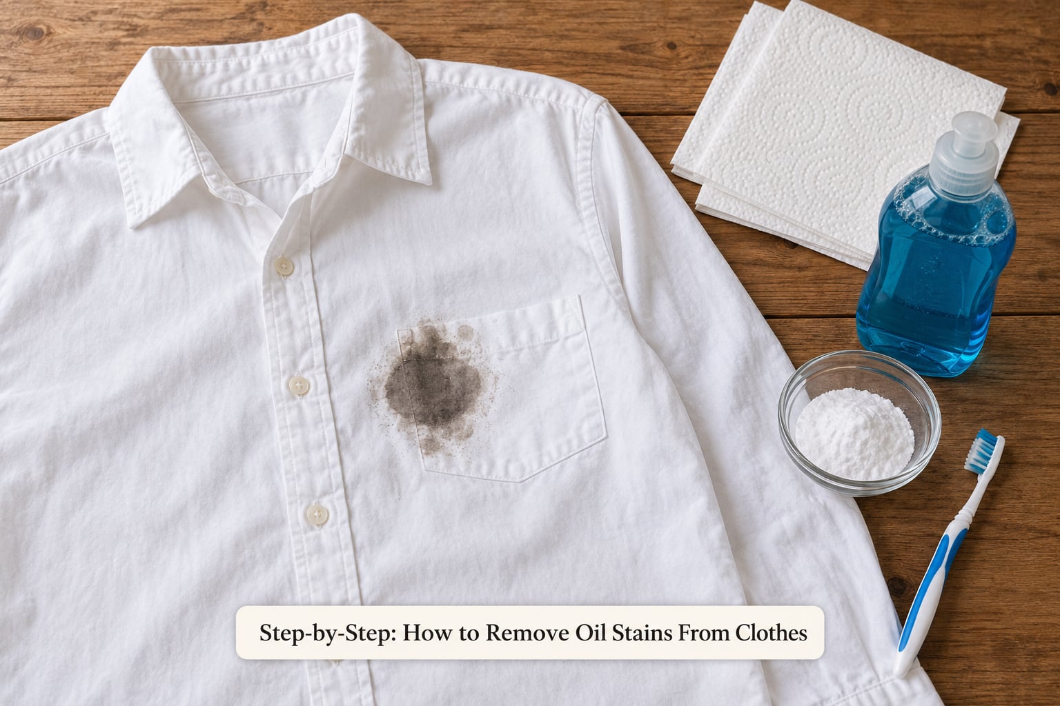Step-by-Step: How to Remove Oil Stains From Clothes