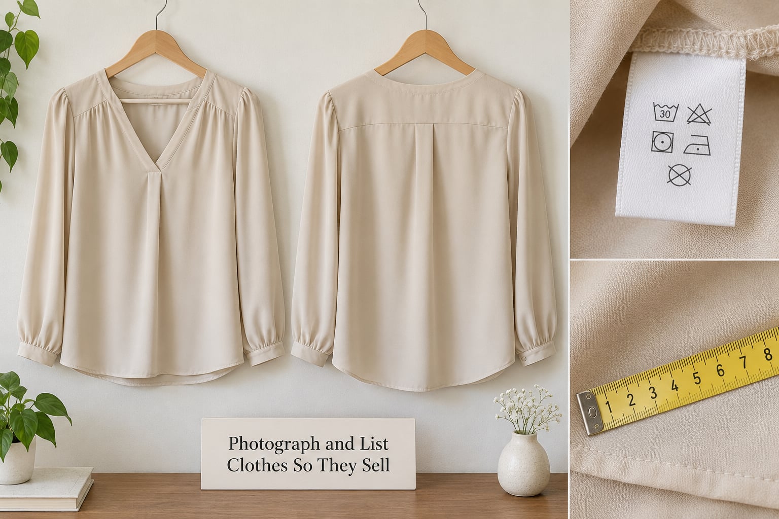 Photograph and List Clothes So They Sell