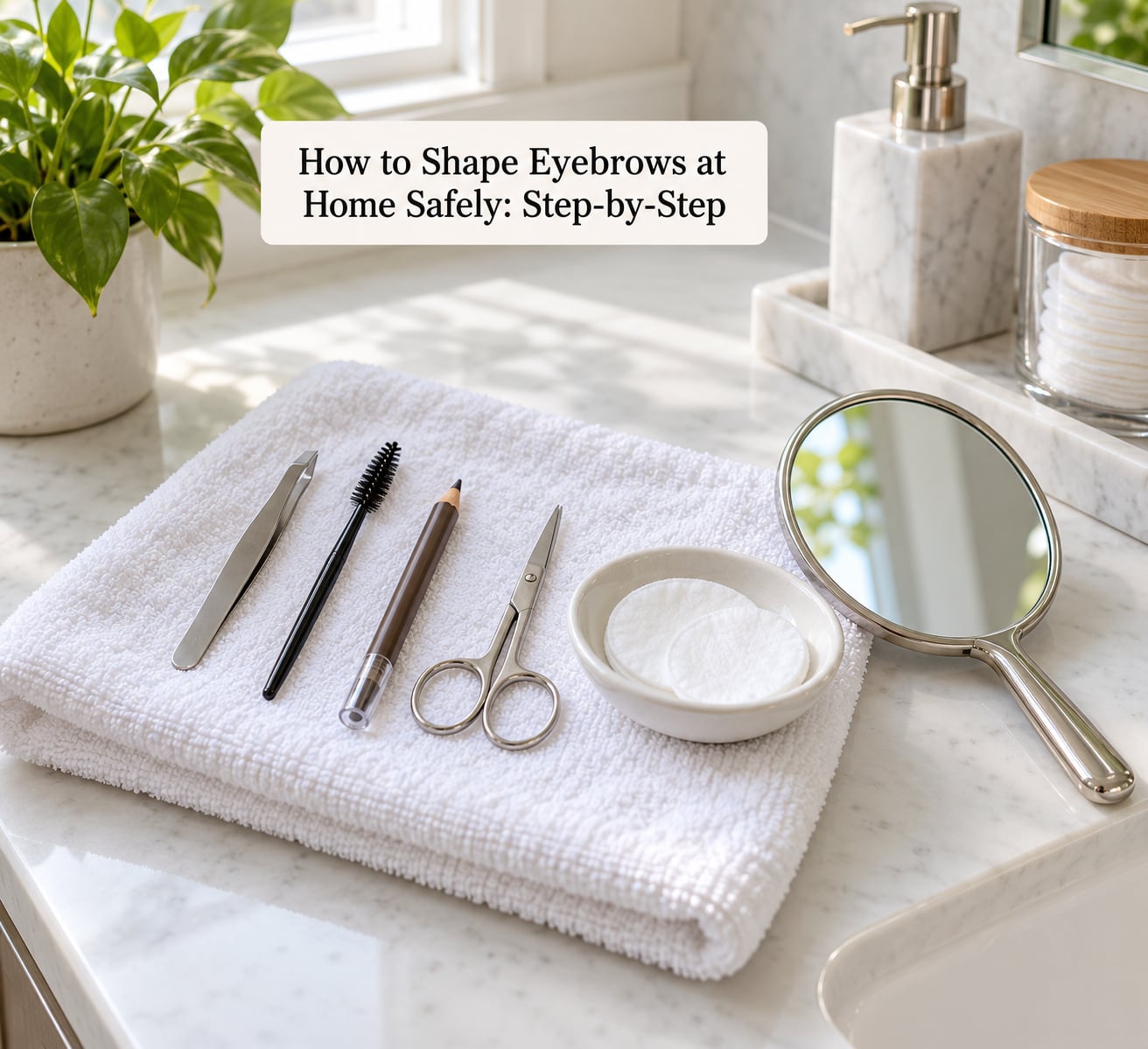 How to Shape Eyebrows at Home Safely: Step-by-Step