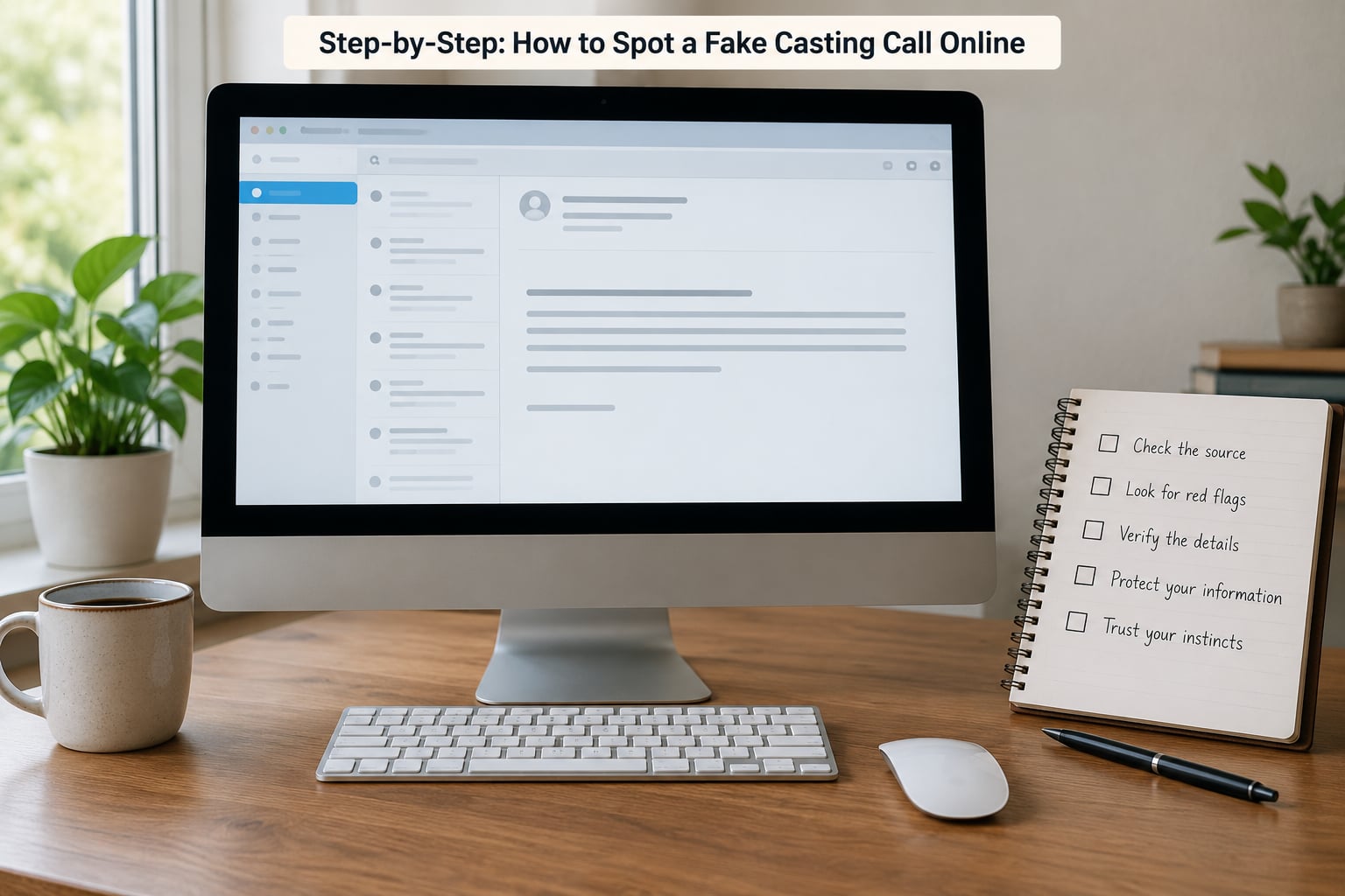 Step-by-Step: How to Spot a Fake Casting Call Online