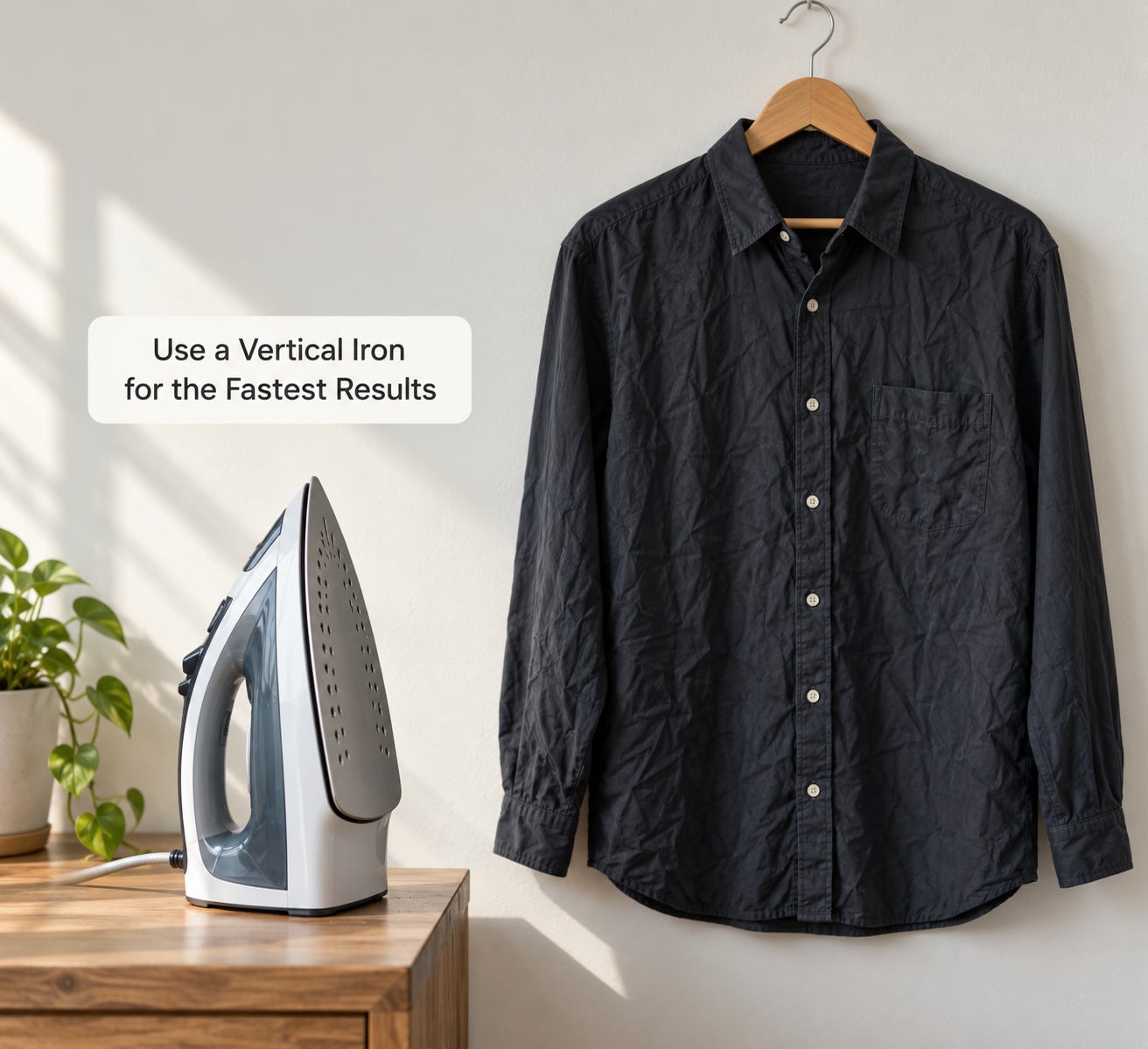 Use a Vertical Iron for the Fastest Results