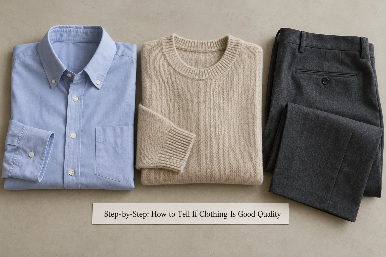 Step-by-Step: How to Tell If Clothing Is Good Quality