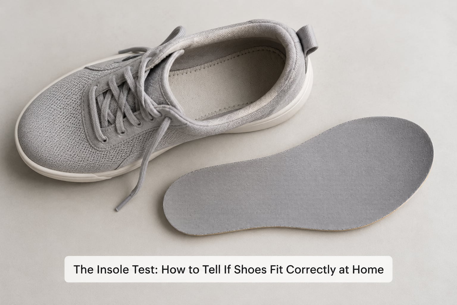The Insole Test: How to Tell If Shoes Fit Correctly at Home
