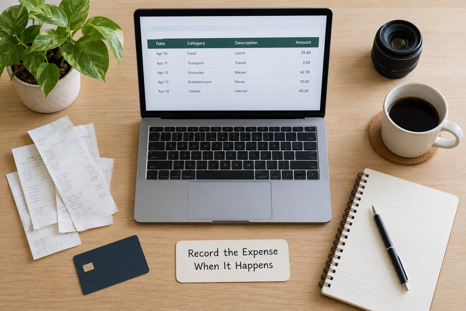 Record the Expense When It Happens